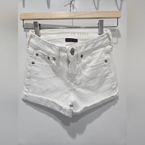 American Eagle Outfitters Women's White Jean Shorts